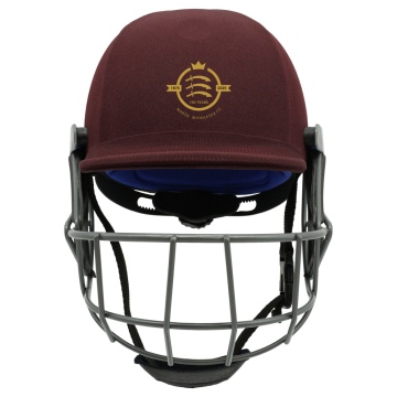 North Middlesex CC - Forma Cricket Helmet - Pro Axis- Titanium Grill - Maroon