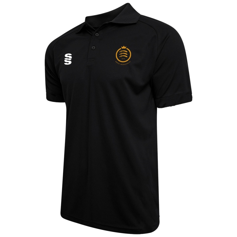 North Middlesex CC - Dual Solid Polo Shirt - Black