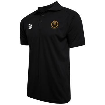North Middlesex CC - Dual Solid Polo Shirt - Black