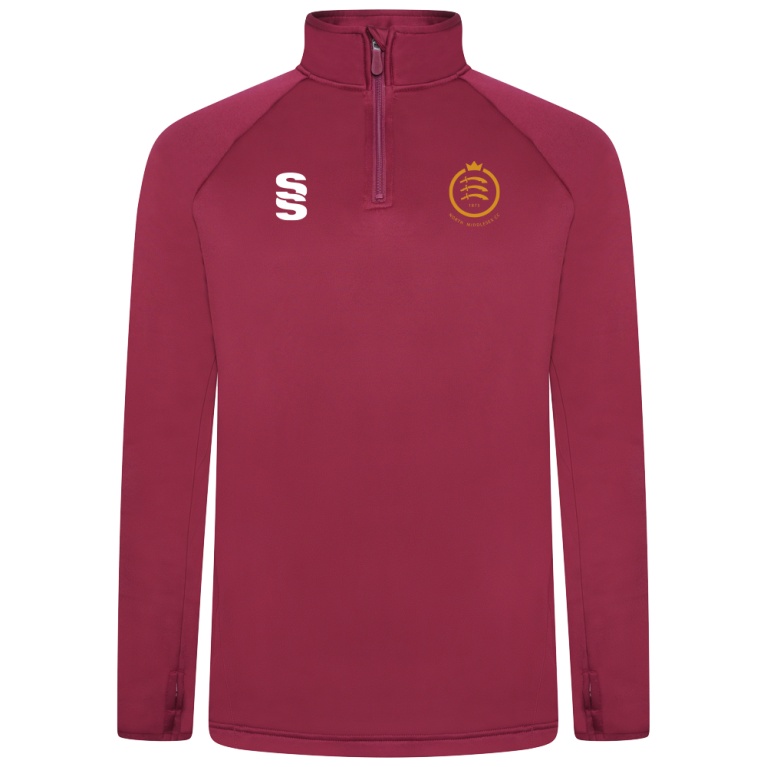 North Middlesex CC - Active Performance Top - Maroon - Unisex Fit