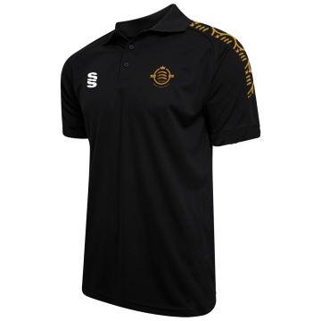 North Middlesex CC - Dual Solid Polo Shirt - Black