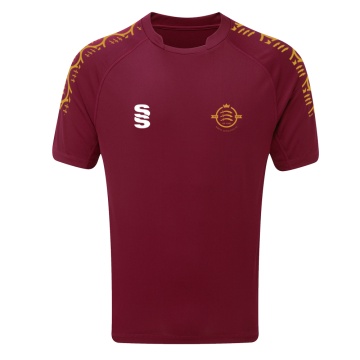 North Middlesex CC - Dual Games Shirt : Maroon
