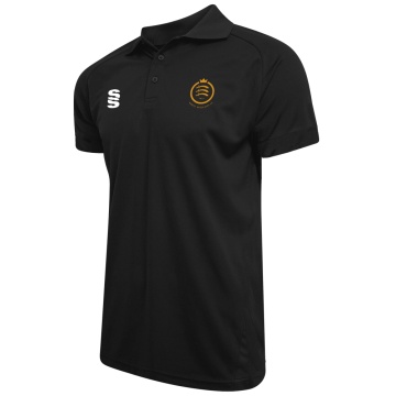 North Middlesex CC - Dual Solid Colour Polo - Black - Women's Fit